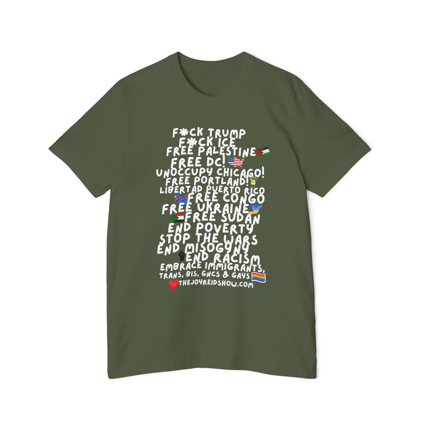 USA-Made Unisex Graphic T-Shirt: Empower Change, Social Justice, Activism, Protest Wear, Comfortable Cotton Tee