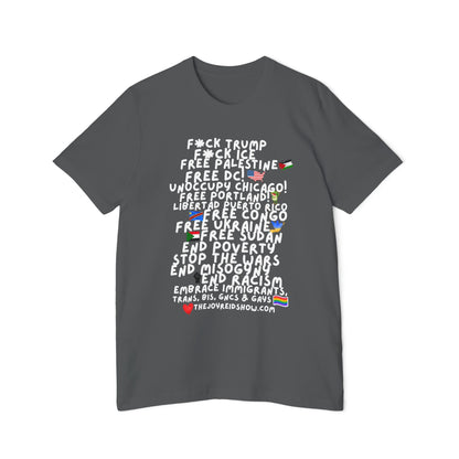 USA-Made Unisex Graphic T-Shirt: Empower Change, Social Justice, Activism, Protest Wear, Comfortable Cotton Tee