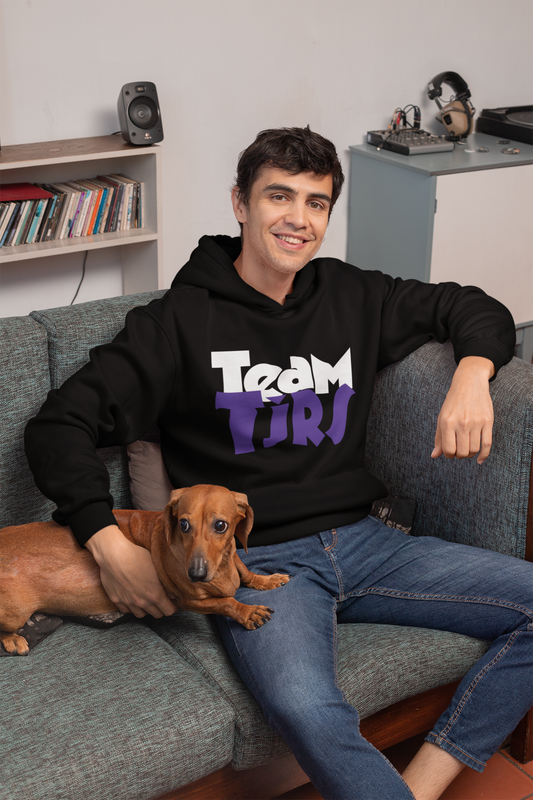 Team TJRS Unisex Midweight Fleece Hoodie, Proud Latino Edition - Great For Cozy Casual Wear